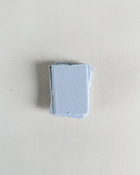 Card in carta cotone artigianale 60*90mm da 250gsm - Azzurro