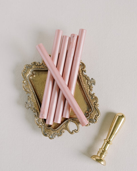 Gold sealing wax stick - Pack of 5 pcs