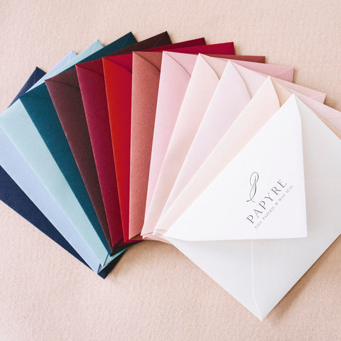 Complete sample set of B6 envelopes