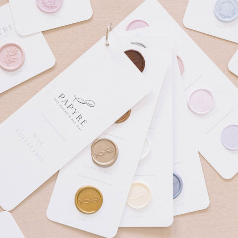 Adhesive seal color guide